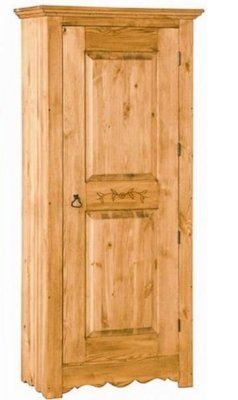 Шкаф для белья ВО 194 SC с резьбой на двери (Pin Magic)
